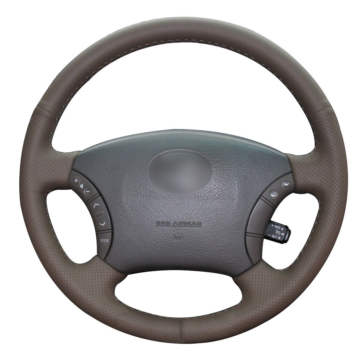 Loncky Auto Custom Fit Car Genuine Leather steering wheel covers for